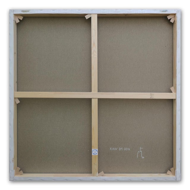 Pierre Muckensturm Contemporary Abstract Acrylic and Varnish on Canvas Painting "Xxiv 12 041" by Pierre Muckensturm For Sale - Image 4 of 5