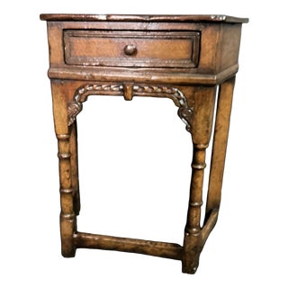 Small Oak Side Table, 1920s For Sale