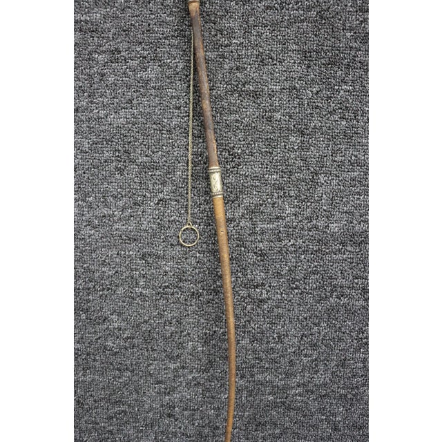 Antique Sterling Silver Horse Hoof Handle Riding Crop For Sale - Image 10 of 12