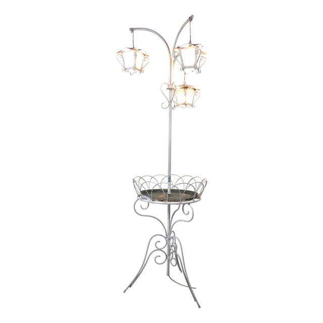 Vintage Fioriera Lamp, 1950s For Sale