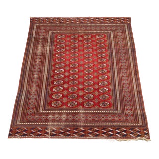 Vintage Handmade Bukhara Rug For Sale