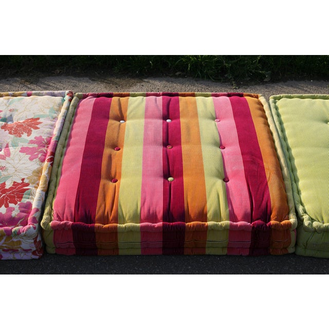 Textile Mah Jong Sofa by Hans Hopfer for Roche Bobois, 2010s, Set of 6 For Sale - Image 7 of 18