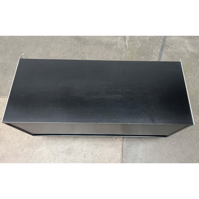 Black Mid-Century Modern Model 606 Wall Unit Container Cabinet by Dieter Rams for Vitsoe, 1950s For Sale - Image 8 of 18