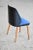 Vintage Danish Modern Blue Accent Chair For Sale - Image 4 of 8