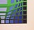 Victor Vasarely, Gyemant, 1968, Silkscreen, Framed For Sale - Image 3 of 4