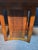 Mid-Century Modern Vintage 1960's Caned Bottom Breakfast Table W/ Checkerboard Parquet Top For Sale - Image 3 of 7