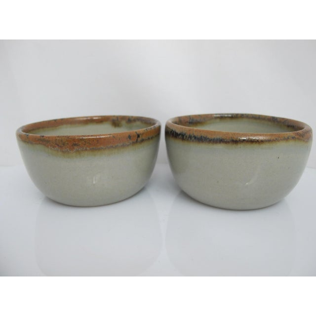 El Palomar Blue Bird Tonala Mexico Ken Edwards Stoneware Pottery Small Bowl Set For Sale - Image 10 of 13