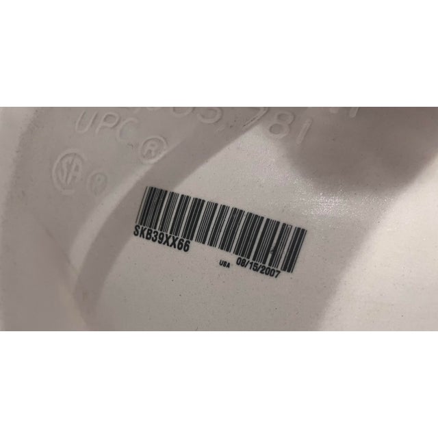 Traditional New Wrapped Kohler Prairie Flowers Cantata Drop-in Bathroom Sink (Model: K-14271-Wf-96) For Sale - Image 3 of 6
