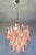 Pink Italian Vintage Pink Murano Glass Lattimo Rondini Chandelier, 1990s For Sale - Image 8 of 17