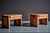 T38 Bedside Tables in Oak attributed to Pierre Chapo, 2010, Set of 2 For Sale - Image 3 of 15