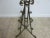 Black Antique Wrought Iron Scroll Flag Pole Music Stand Ceremonial For Sale - Image 8 of 11