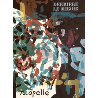 Riopelle Lithograph Dm11171 Derriere Le Miroir 1968 For Sale