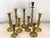 Metal Mid 20th Century Assorted Brass Candlestick Holders, Set of 9 For Sale - Image 7 of 7
