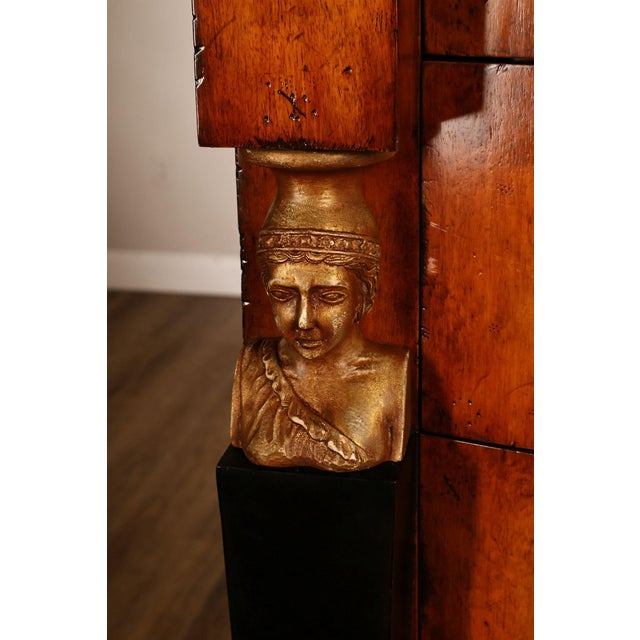Lineage Home Furnishings Empire Style Tall Chest Of Drawers For Sale - Image 11 of 18