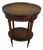 Theodore Alexander Mahogany and Leather Top Accent Table For Sale