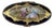 1860 Sèvres Romantic Blue Gilt Porcelain Trinket Box For Sale