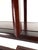 Vintage Chinese Export Handcrafted Mahogany Display Shelf For Sale - Image 10 of 11