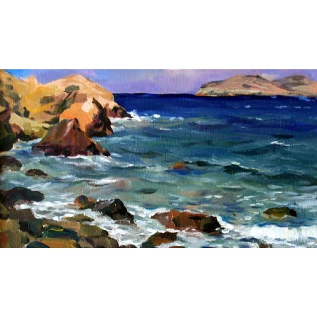 Early 21st Century Janusz Szpyt, Kini Coast, 2010, Oil on Panel For Sale - Image 5 of 5