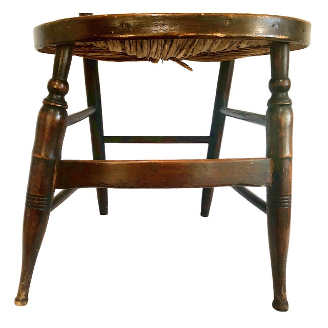 Coffee Mid 19th Century Early American "Fancy" Side Chair For Sale - Image 8 of 8