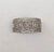 Late 1920s to early 1930s silvertone filigree cuff bracelet with box clasp. Marked "NAPIER" on the tongue of the clasp....