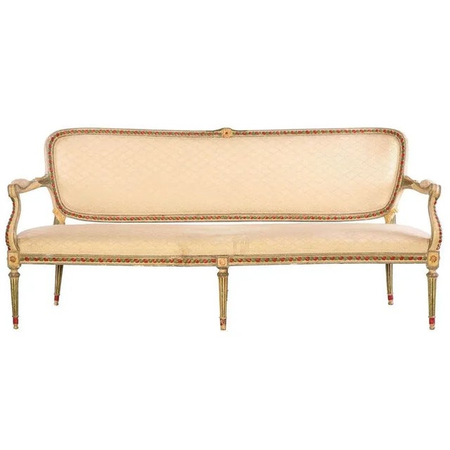 18th Century North Italian Painted Sofa For Sale - Image 9 of 9