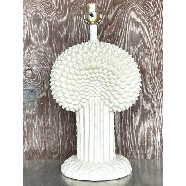 John Dickinson Vintage Boho Cactus Lamp After John Dickinson For Sale - Image 4 of 6