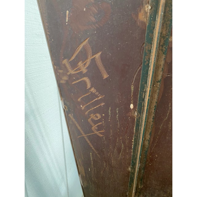 Vintage French Industrial Nautical Metal Coffee Table For Sale - Image 9 of 12