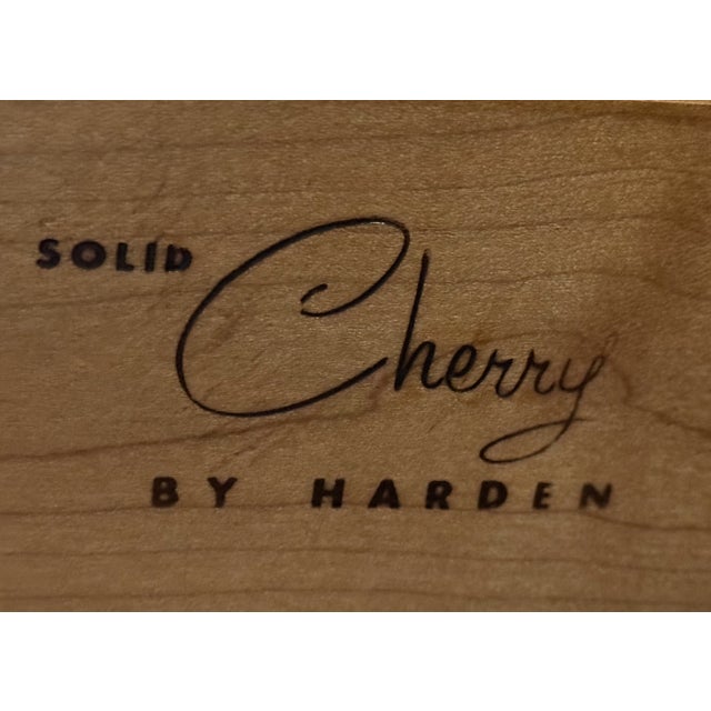 1950s 1950s Harden Solid Cherry Chest of Drawers For Sale - Image 5 of 5