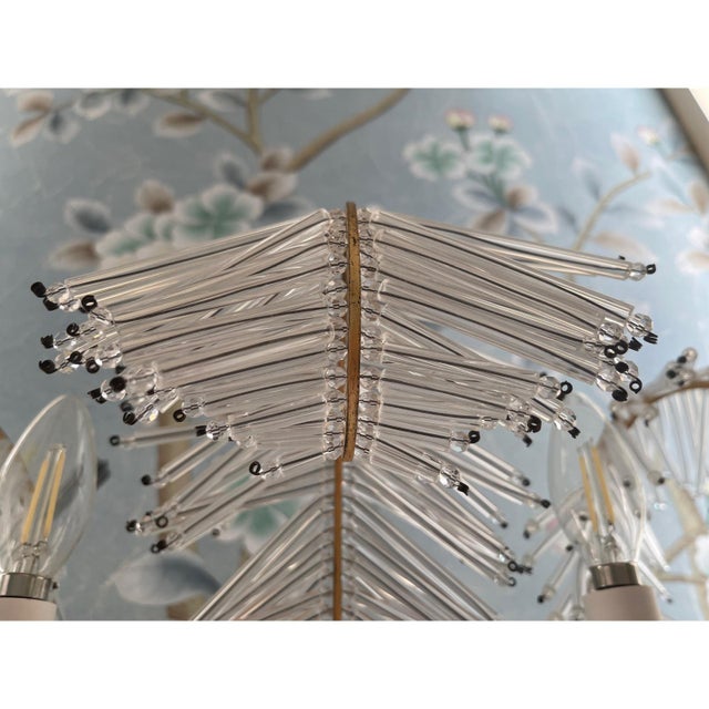 Early 21st Century Glass and Gilt Wall Sconces by Visual Comfort, Set of 2 For Sale - Image 5 of 7