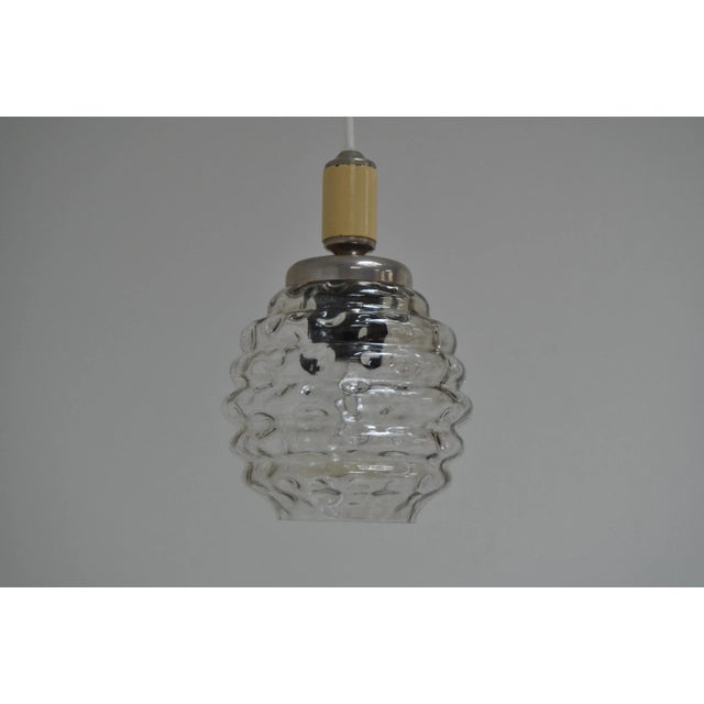 Mid-Century Glass Pendant, 1960s For Sale - Image 3 of 11