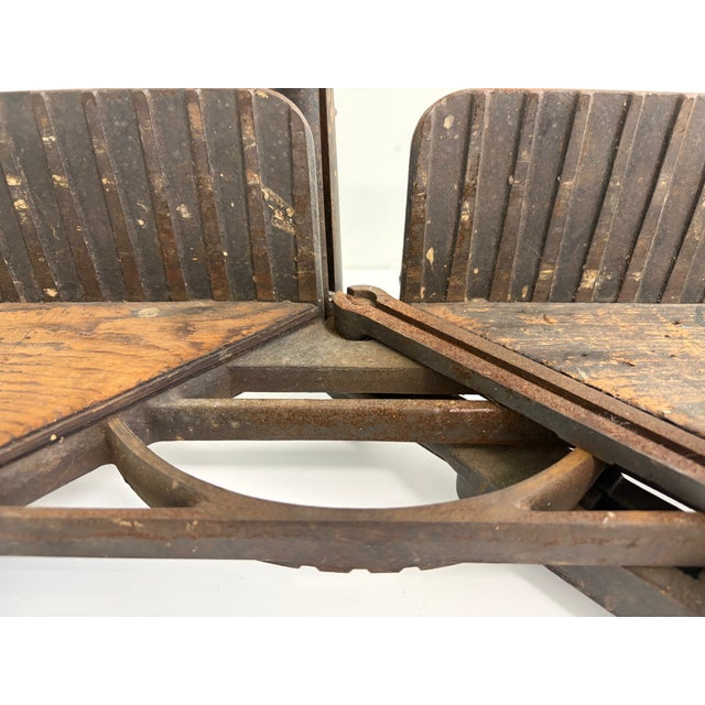 Antique Wooden & Cast Iron Miter Box – Adjustable Carpenter’s Tool For Sale In Orlando - Image 6 of 17