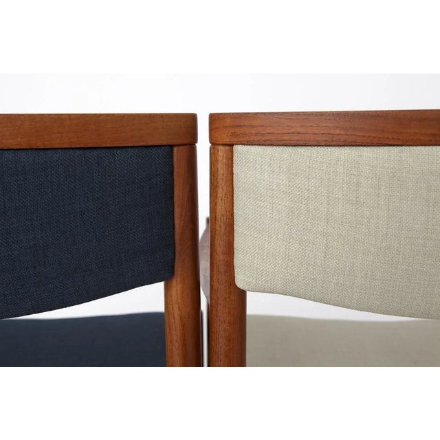 Wood Dining Chairs by Sax, Denmark 160s, Set of 5 For Sale - Image 7 of 10