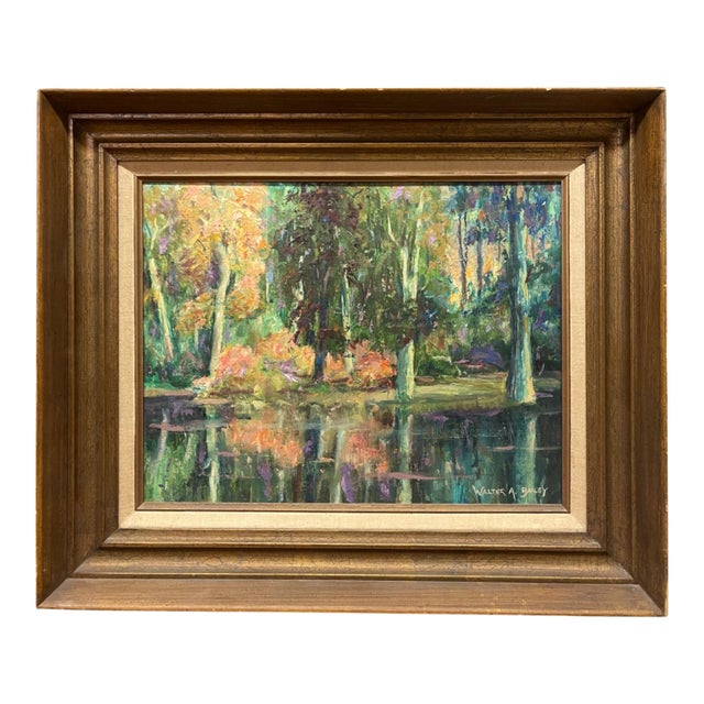 A Lake Reflection by Walter Alexander Bailey For Sale