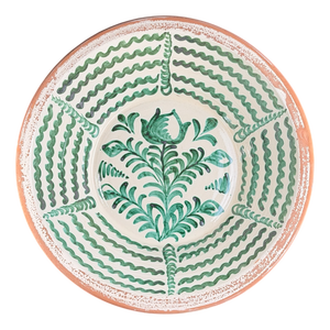 Large Spanish Fajalauza Ceramic Bowl from Lebrillo