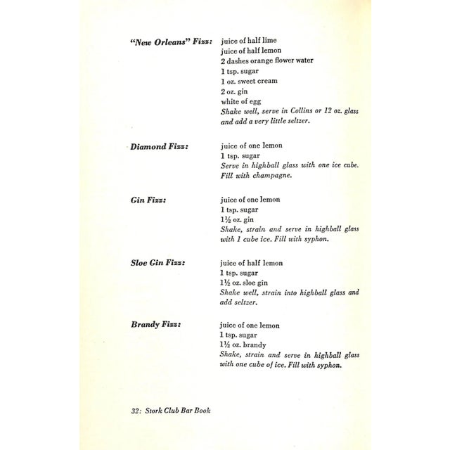"The Stork Club Bar Book" 1946 Beebe, Lucius For Sale In New York - Image 6 of 12
