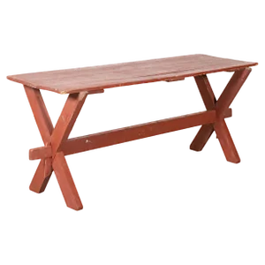19th Century French Gypsy Trestle Table