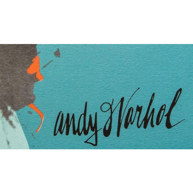 1986 Carnegie Museum of Art After Andy Warhol "Marilyn Monroe" Lithograph Portrait signed numbered print, stamp...