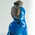 Blue Italian Ceramic Figurine by Ugo Zaccagnini, 1940s For Sale - Image 8 of 13