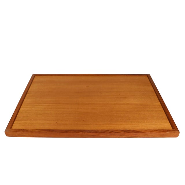 Mid 20th Century Mid Century Danish Modern Style Teak Serving Tray Circa 1950/70’s For Sale - Image 5 of 10