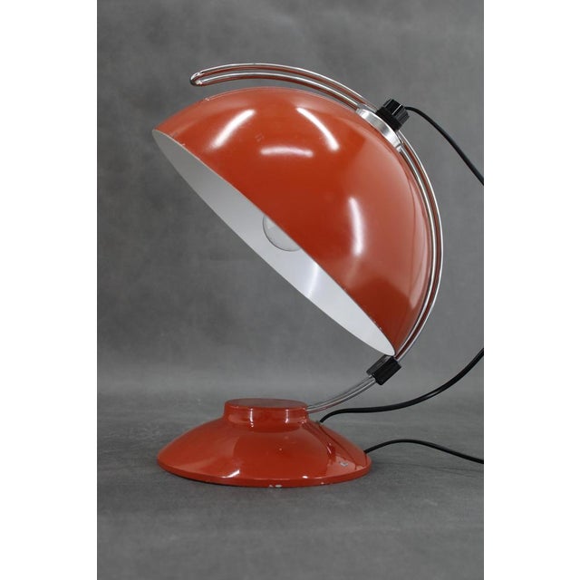 Red Table Lamp, 1970s For Sale - Image 6 of 16