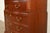 Baker Furniture Georgian Carved Mahogany Nine-Drawer Highboy Dresser, Circa 1980s For Sale - Image 9 of 14