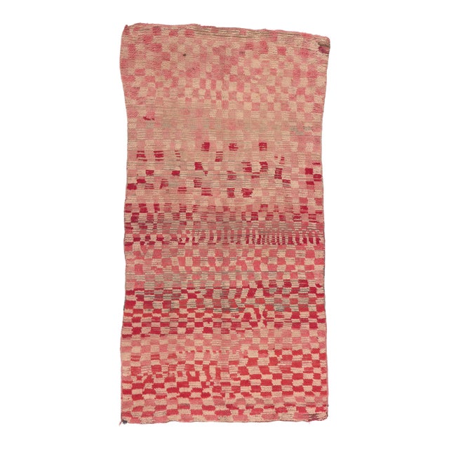 Vintage Berber Boujad Moroccan Rug, 04'06 X 08'08 For Sale