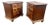 Traditional American Broyhill Cherry Wood 2 Drawers Nightstand, a Pair For Sale