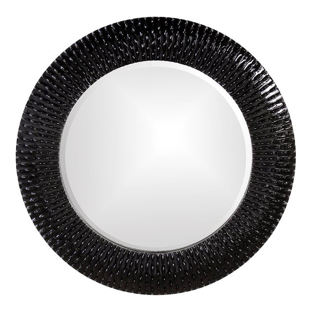 Bergman Mirror - Glossy Black For Sale