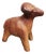 Large Vintage Decorative Ceramic Ram Sculpture For Sale