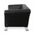 322 2-Seater Sofa in Black Leather from Rolf Benz For Sale - Image 11 of 12