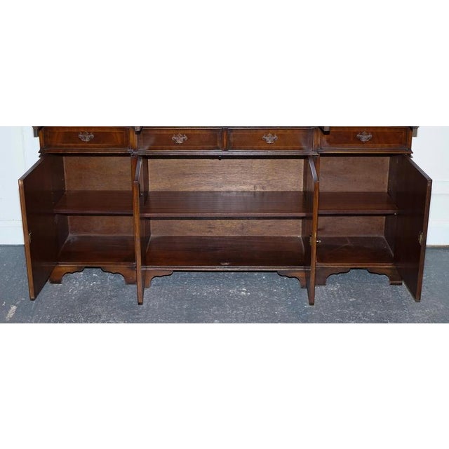 Georgian Breakfront Four Door Display Cabinet For Sale - Image 15 of 18