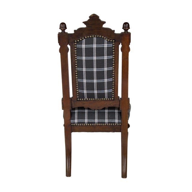 Pop Art Late 19th Century Eastlake Chair With Elizabethan-Style Bird Print For Sale - Image 3 of 6