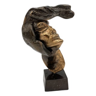 Bronze Figure by Yves Lohé, France, Late 20th Century For Sale