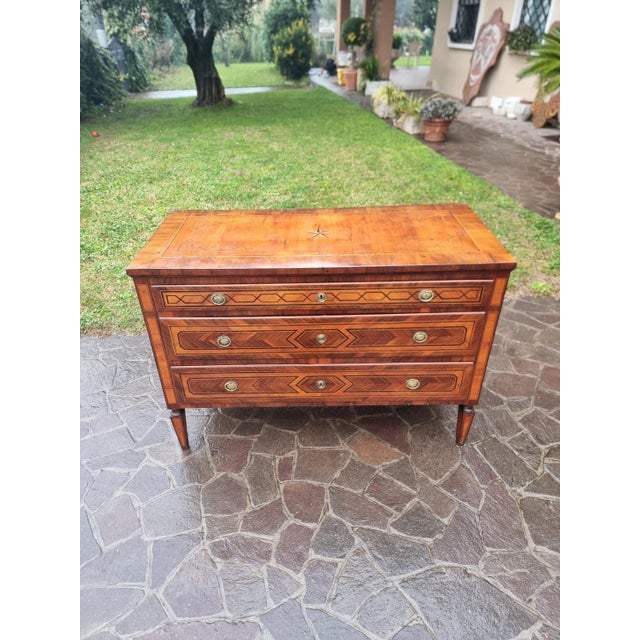 Antique French Walnut Chest of Drawers, 1770 For Sale - Image 13 of 15